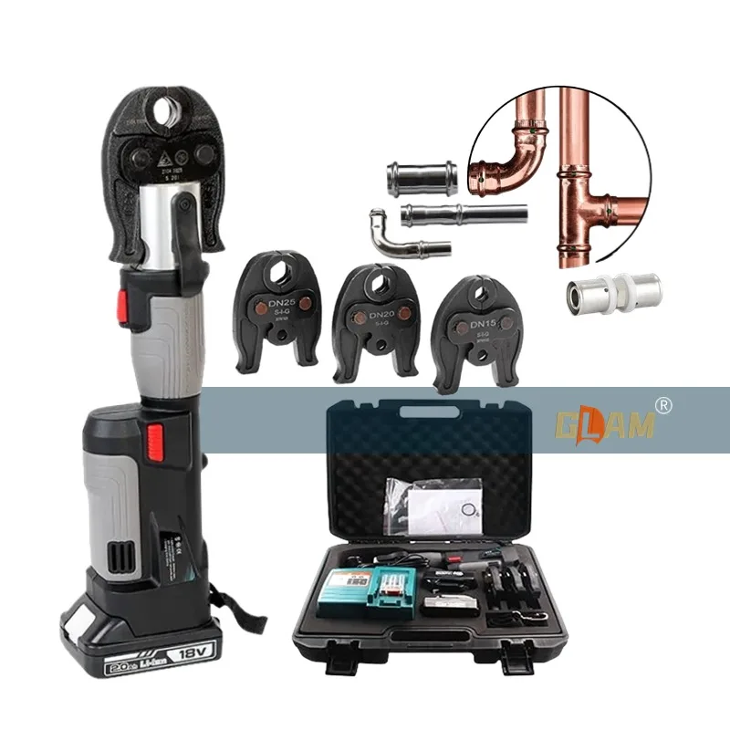 Cordless-Mini-Press-Tool-Combo-Kit-Electric-Hydraulic-Crimping-Pliers ...