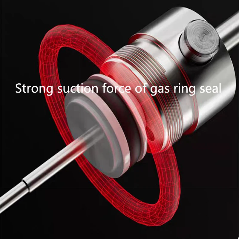 Desoldering Suction Pump Desoldering Pump Anti Slip Tin Suction Device Portable Detachable Welding Pump Replaceable Heat-resistant Silicone Suction Nozzle