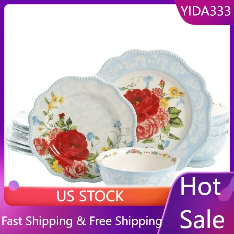 

Женский набор посуды Pioner Sweet Rose из 12 предметов