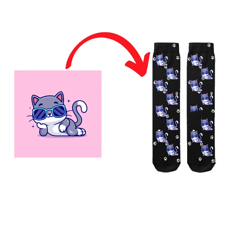 Рисунок 5 - Персональные индивидуальные носки с принтом Аватара