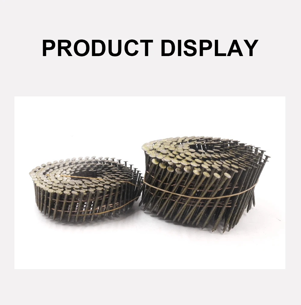 Max Thread Coilnägel 38mm 55mm 70mm 80mm für Paletten-Nagler CN55 CN70 80 Pneumatischer Nagler für Holzpaletten und Dachkonstruktionen – Detail 4