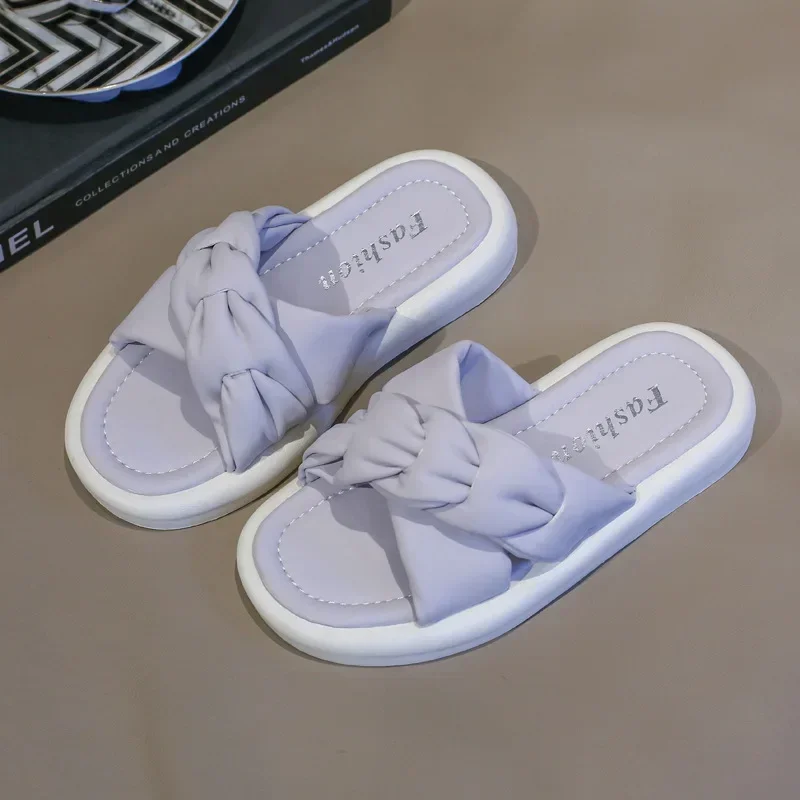 

Girls’ Simple Slippers Candy Color Indoor&Outdoor 2024 Summer New Children's Sweet Solid Color Sandals Wear-resistant Dirt-proof