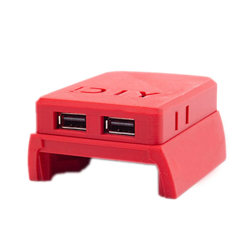 

Dual USB Power Phone Charger For 18V Battery Adapter Power Source Phone Camera Charging Jacket Charging