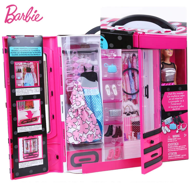 Mattel Barbie Dolls Girls' Toys Pretty Play House Toys Birthday