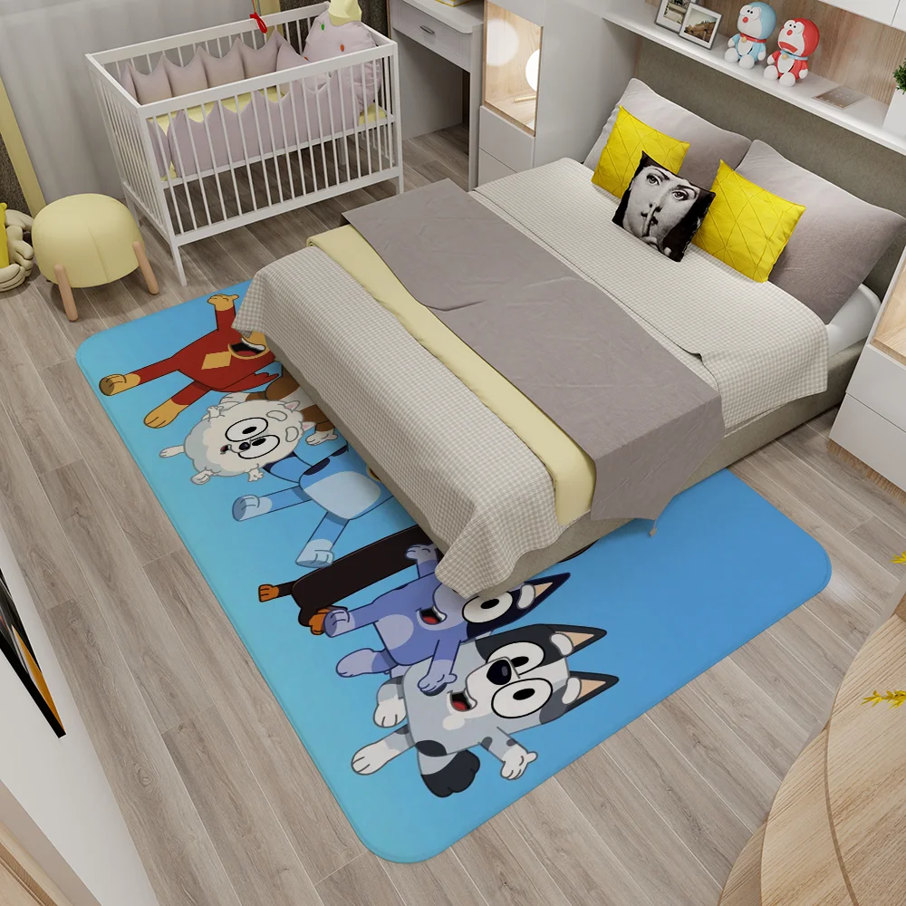 Cartoon B-Blueys Bathroom Mat Kids Room Bedroom Decoration Balcony Anti-Slip Doormat Living Room Welcome Rug 4