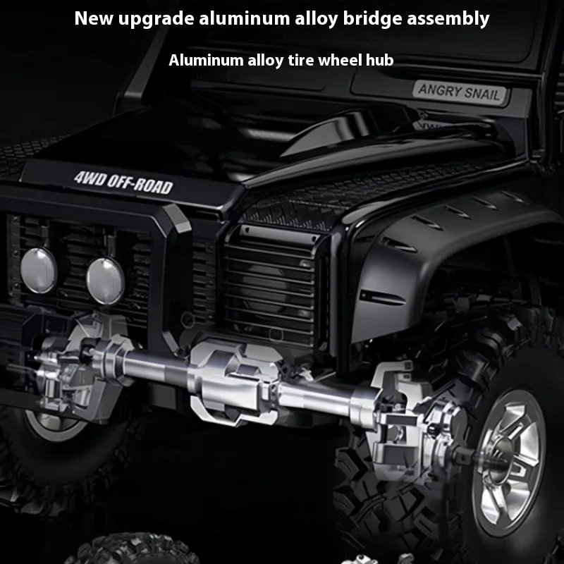 In Stock 2025 NEW Upgraded aluminum axle and wheel hub 1/8 MJX H8H+ Rc Car Off Road 4x4 Brushless Power Large size model car 2