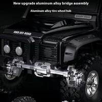 In Stock 2025 NEW Upgraded aluminum axle and wheel hub 1/8 MJX H8H+ Rc Car Off Road 4x4 Brushless Power Large size model car 2