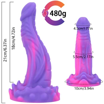 Sexy Pink Soft Silicone Penis Monster Dragon Dildo Suction Cup Adult Sex Toys Dog Dilldo Masturbators Sexy Gode Anal Plug Dick 3