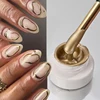 1Box Gold Metallic Painging Gel Nail Polish Super Bright Gold/Silver Mirror Metal Chrome Varnish Drawing French Line Nail Gel*&^ 1