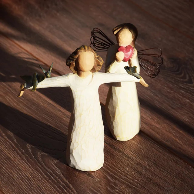 Oiseau et homme noël mariage Bible Thanksgiving anniversaire cadeau décorations famille cadeau sculptures et décorations 6