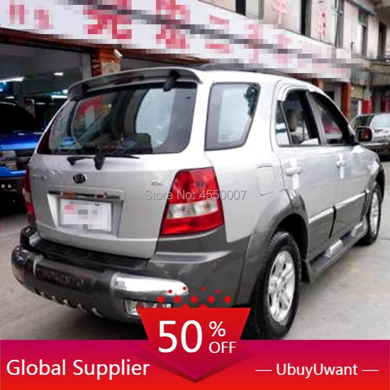 Высококачественный задний спойлер из АБС-пластика для Kia Sorento 2001 2002 2003 2004 2005 2006, крыло багажника, 1 шт., Стайлинг автомобиля