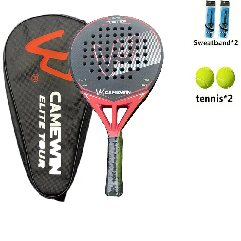 1 set Carbon Beach Racket Board Racket Free 2 tennis balls and 2 sweatbands