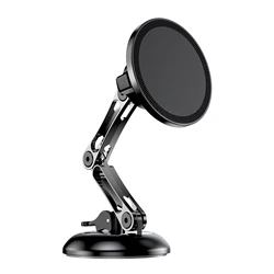 Magnetic Car Wireless Charger Stand with 15W Fast Charging and Phone Holder Bracket (No wireless charger)