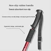 Adjustable Ultralight Trekking Poles Aluminium Alloy Walking Stick Trail Running Hiking Alpenstock Folding 135cm For Tourism 4