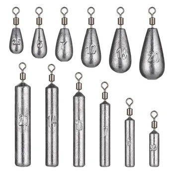 낚시 무게 싱커 물방울 무게 잉어 낚시 미끼 싱커, 낚시 태클 액세서리, 3.5g, 5g, 7g, 10g, 14g, 20g, 로트당 5 개