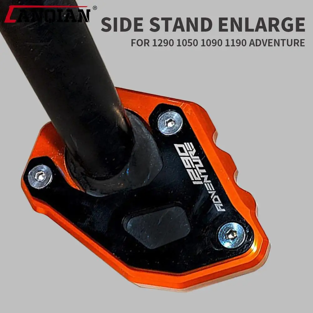 

FOR 1050 1090 1190 1290 Adventure 1290 super adventure R S T Motorcycle CNC Aluminium kickstand Side Stand Enlarge Support Pad