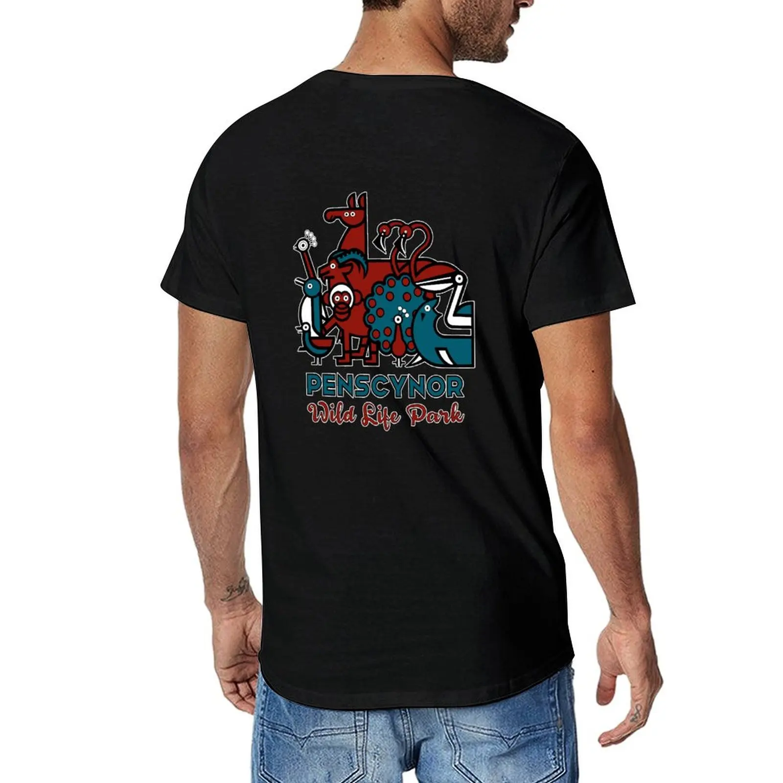 

Penscynor Wildlife Park T-Shirt plain customs Men's t-shirt