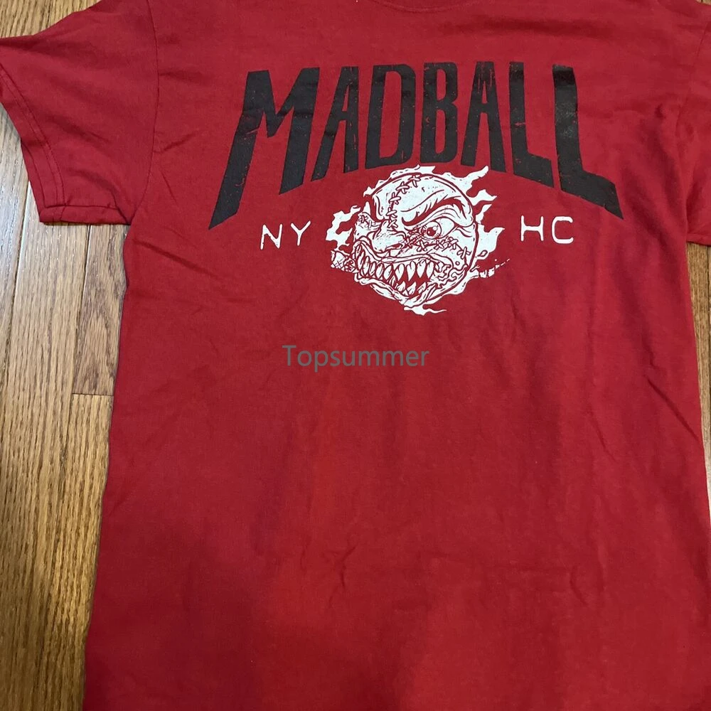 Madball Ny Hc Camicia Rossa Med Old Fashioned Gentlemen Omerta Honor Rispetto Fedeltà