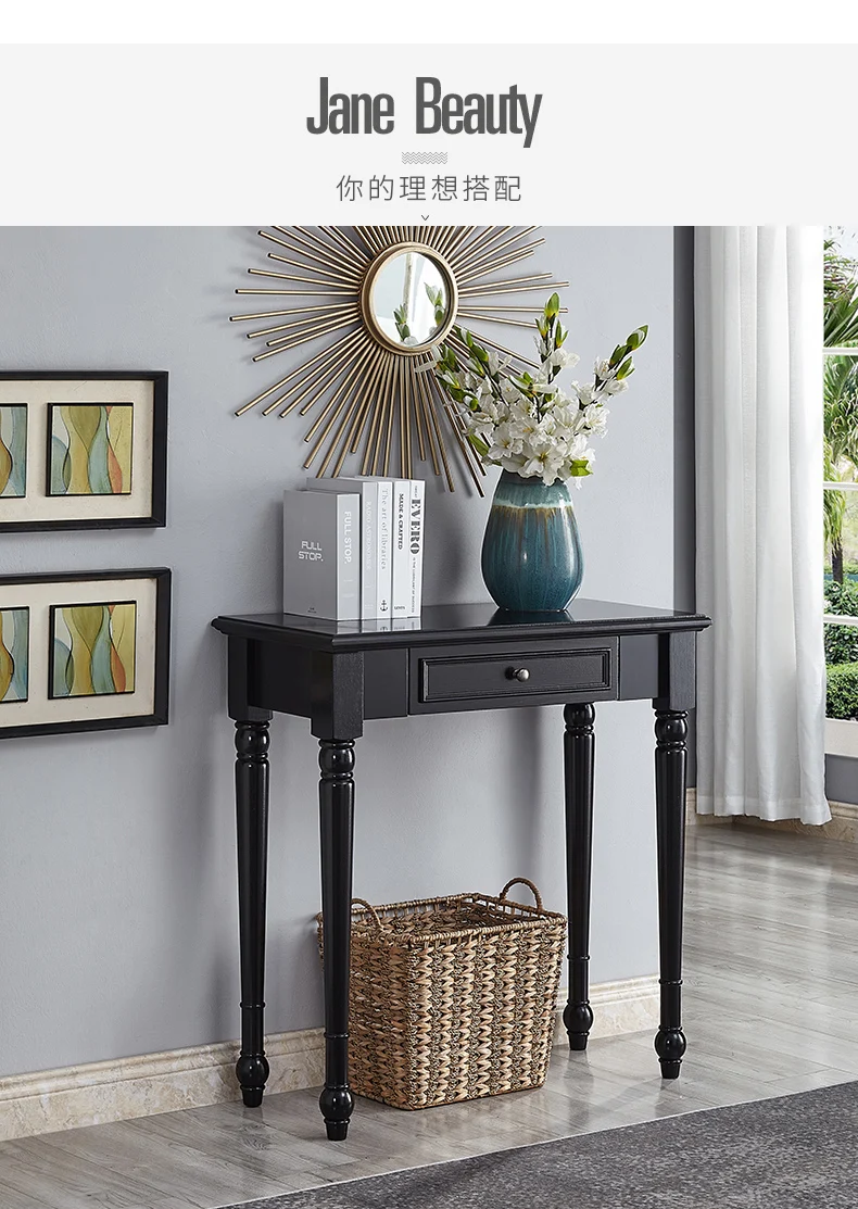 Modern Minimalist Console Table Classic Nordic Drawers Storage Console Table Organizer Living Room Woonkamer Tafel Furniture