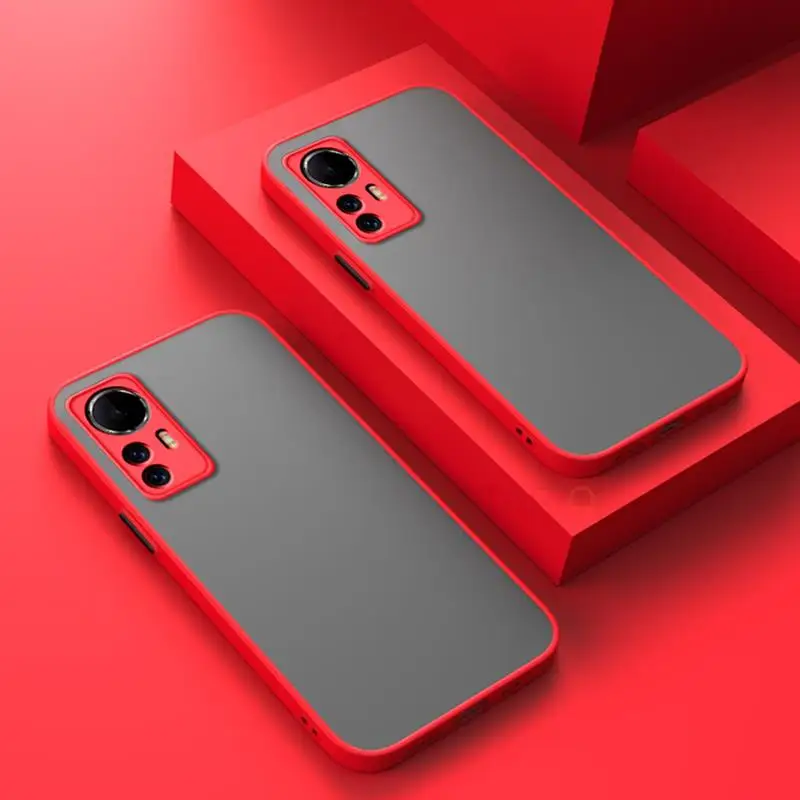 thumbnail image 1 of Funda dura translúcida mate para Xiaomi Mi 12 Lite 12 T Pro 11T 11 11lite 5g Ne, cubierta a prueba de golpes, Xiaomi Mi12, Xiaomi 12 T, 12 lite, 12s, 1 of 5