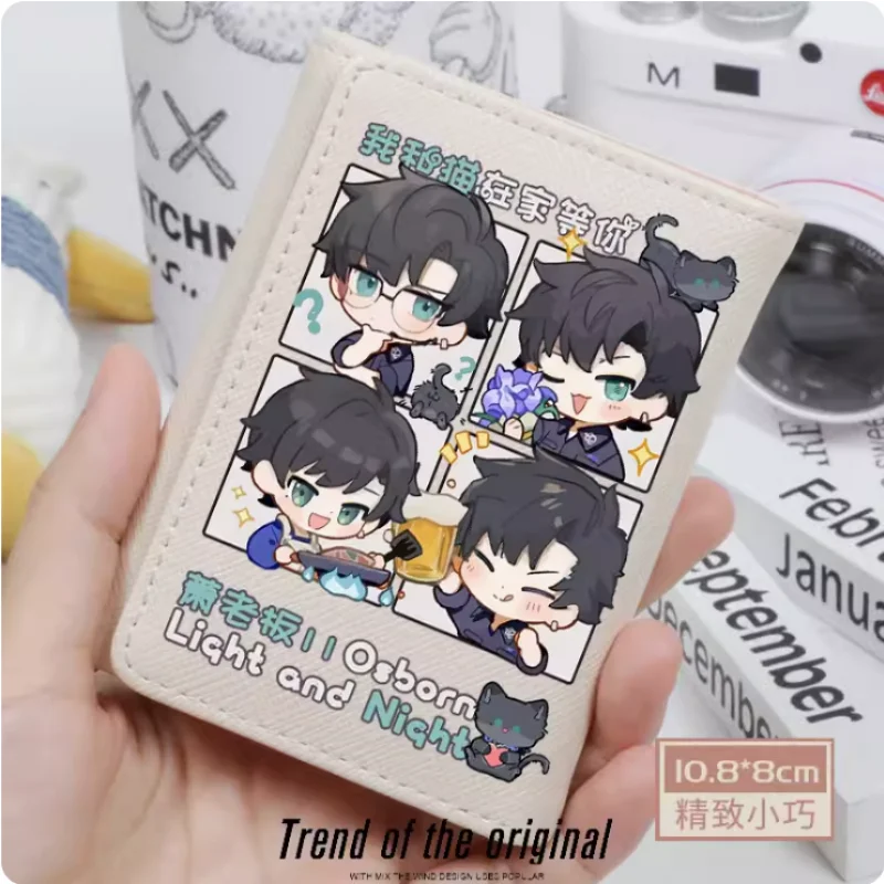 Anime Light and Night Osborn Fashion Wallets PU Purse Card Holder Hasp Money Bag Cosplay Gift B136