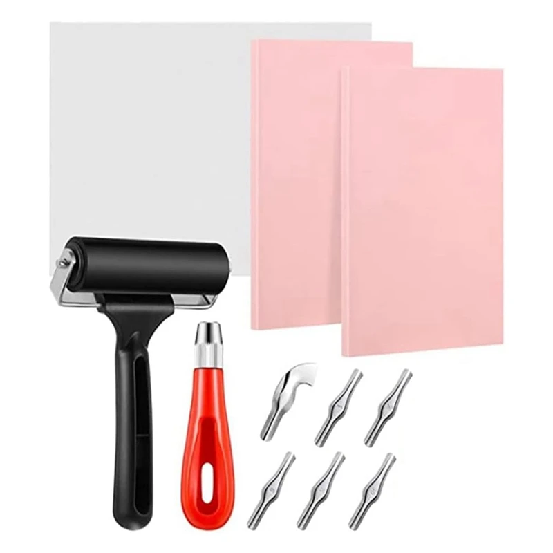 초보자용 공예 스탬프 조각용 트레이싱 페이퍼, 학생용 프린트 제작 스탬프 메이..