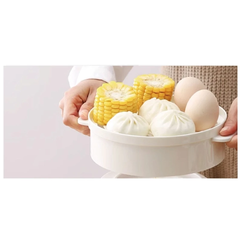 1L Ceramic Stew Pots Electric Porridge Soup Cooker with Touch Control Small Slow Cooker Suitable for Healthy Cooking