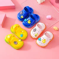 2-6Y Children New Cute Cartoons Kids Mules Clogs Summer Garden Beach Slippers Sandals Cave Hole Baby Shoes For Boys Girls 1