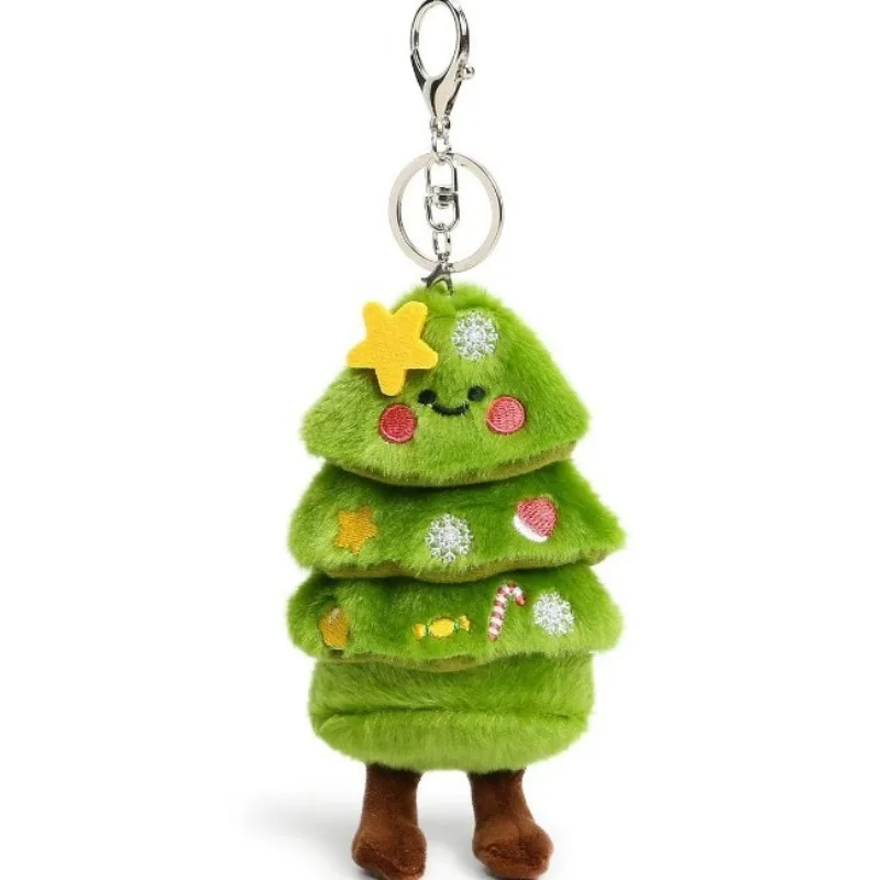 Cartoon Christmas Tree Snowman Pendant Plush Toy Decoration Creative and  Interesting  Holiday  Features  Cute  Pendant
