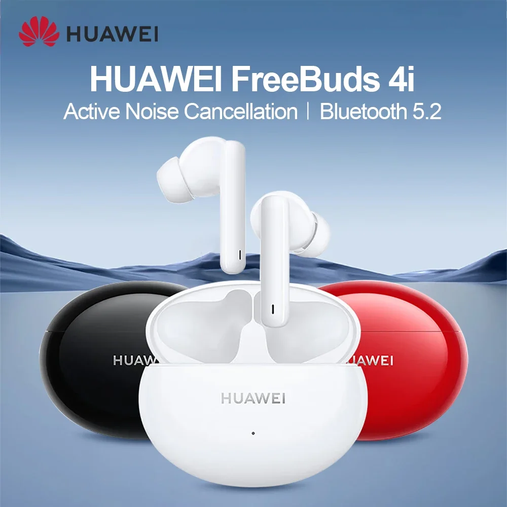 

HUAWEI FREEBUDS 4i Wireless Headphones 10 Hours PlayBack Quick Charge Active Noise Cancellation Bluetooth TWS Earphones Headset