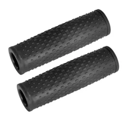 Rubber Handle Grip Covers for Electric Scooters - 1 Pair of Enhanced Hand Grips (Black 1 Pair)