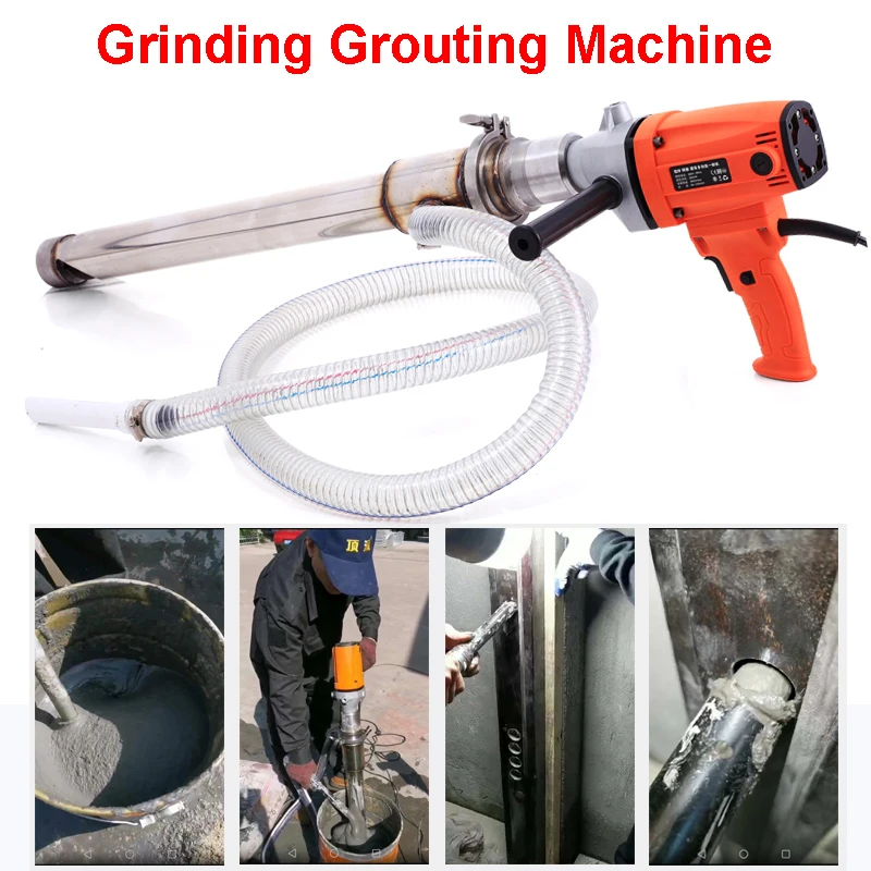 

Household Portable Electric Cement Waterproof And Leak Filling Grouting Machine Door Joint Mortar Pouring Tool 220v 2200w