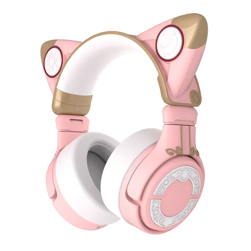 

Cat Ears Headphone Head-Mounted Noise Reduction Bluetooth Wireless with Ear Microphone Cardcaptor Sakura Headphones