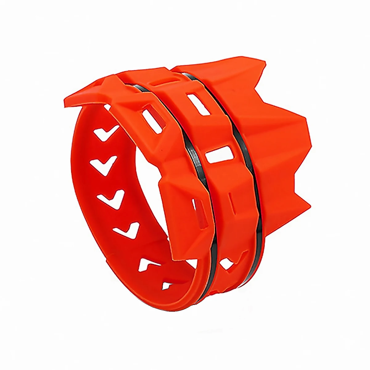 Universeller Motorrad-Auspuff-Hitzeschutz Schalldämpfer-Schutzrohr Beinschutz Anti-Heiß-Schutz Verbrühungsschutzring – Detail 7