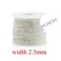 Silver 2.5mm
