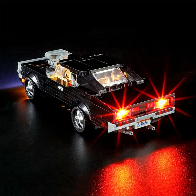 DIY LED Light Kit For LEGO 76912 the 1970 Dodge Charger R/T