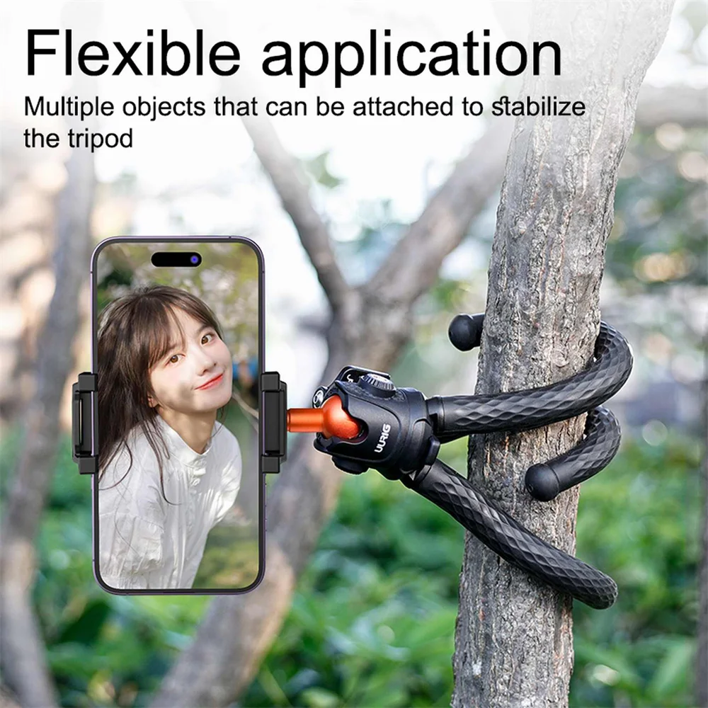 Camera Phone Tripod Stand Flexible Octopus Tripod with 360 Ball