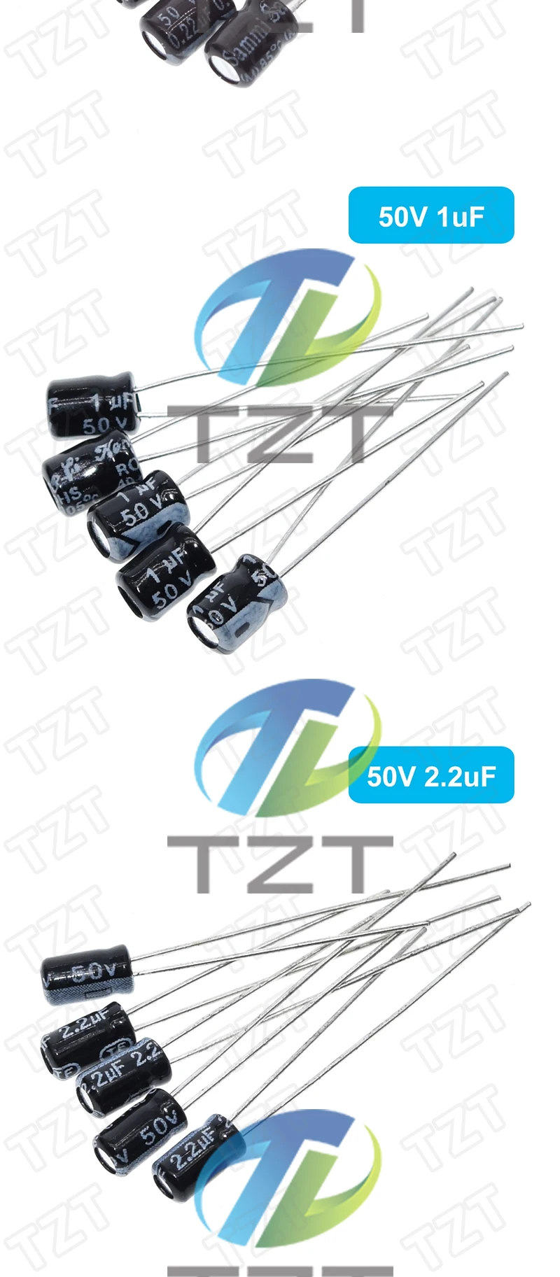 120 Stück 12-Wert-Kit 1uF-470uF Elektrolytkondensatorpaket für Arduino 1UF 2,2UF 3,3UF 4,7UF 10UF 22UF 33UF 47UF 100UF 220UF – Detail 9