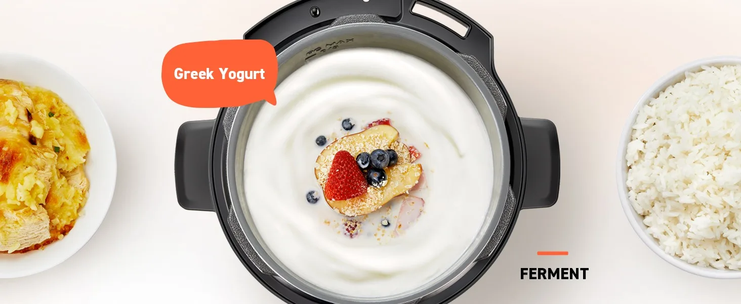 Description Picture 5 of itemElectric Pressure Cooker 6 Quart, 9-in-1 Instant Multi Cooker, 13 Presets, Rice Slow, Sous Vide, Sterilizer, Recipes, 1100W