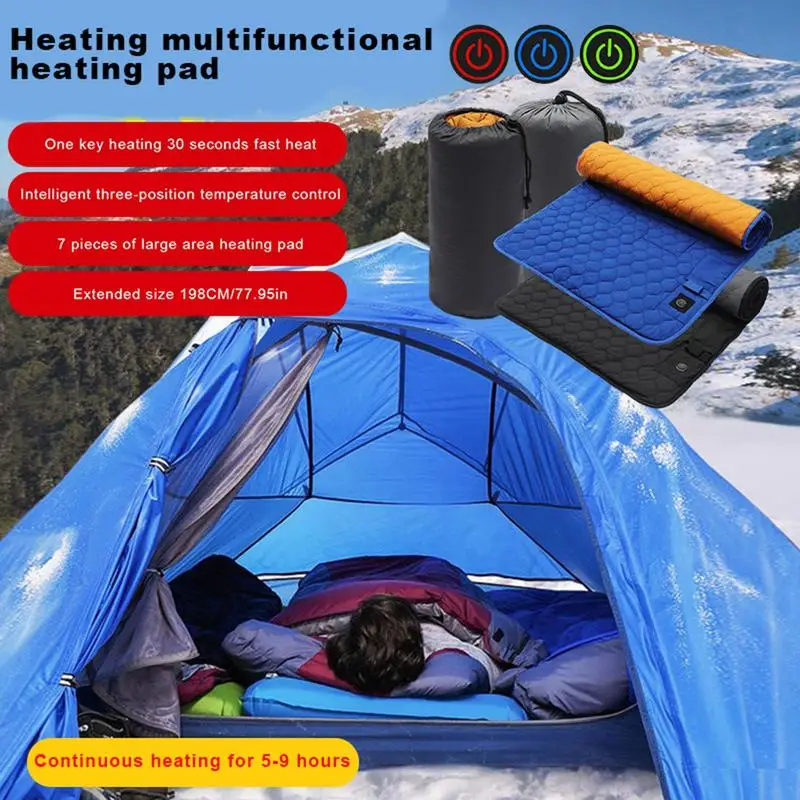 5V USB Heated Sleeping Pad for Camping