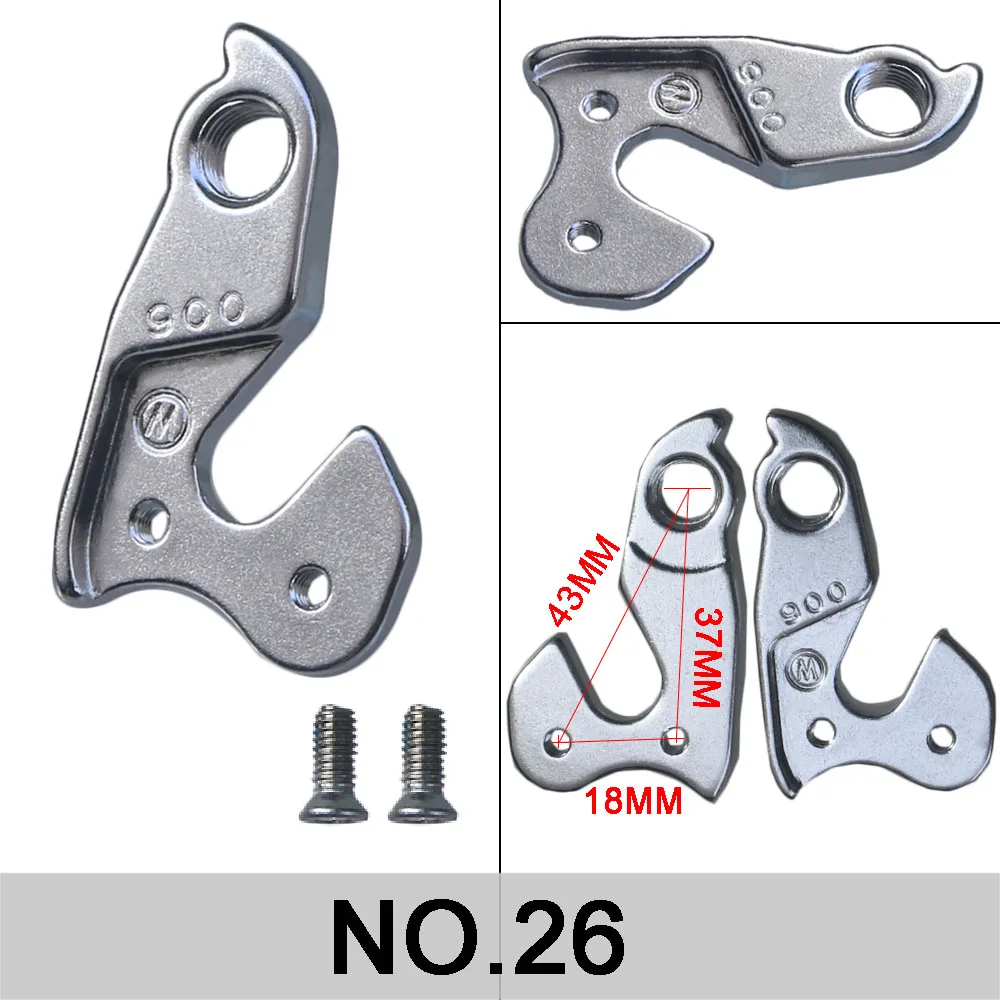 1pc mtb Fahrrad Schaltwerk Kleiderbügel Rennrad rahmen Hinterrad Mech Umwerfer Kleiderbügel Heck haken Ausfallende Konverter Adapter – Detail 7