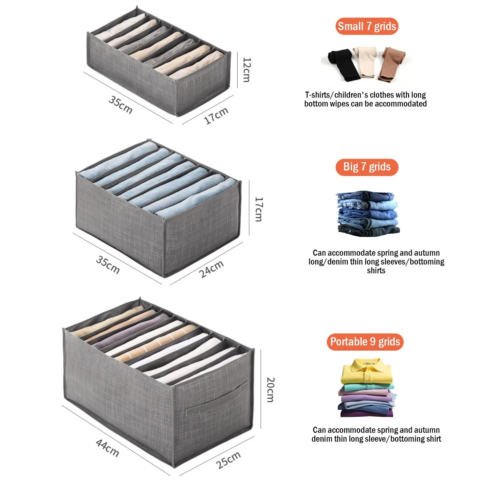 Jeans Organization Storage Box Closet Organizer Underwear Clothing Organization System Socks Pants Drawer Organizers Cabinet clothes organizer storage box underwear storage organizer underwear storage box drawer organizer