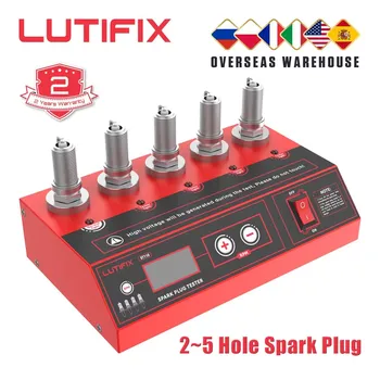 LUTIFIX ST110 자동차 점화 플러그 테스터, 점화 테스터, 자동차 진단 도구, 점화 플러그 분석기, 2 ~ 5 홀, 미국 EU 영국 플러그, 신제품