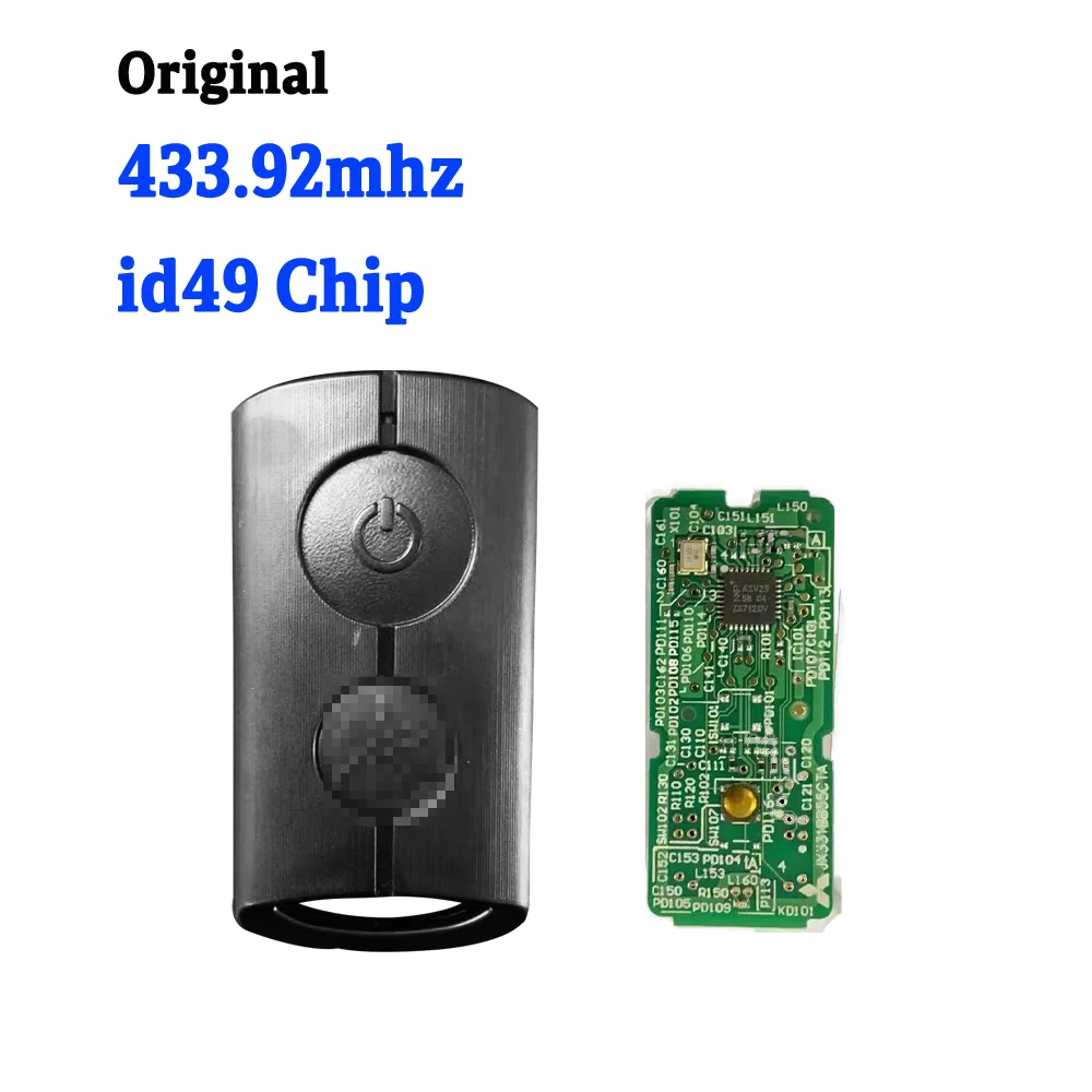 Original 433.92mhz Id49 Chip Motorcycle Remote Control Key For Yamaha