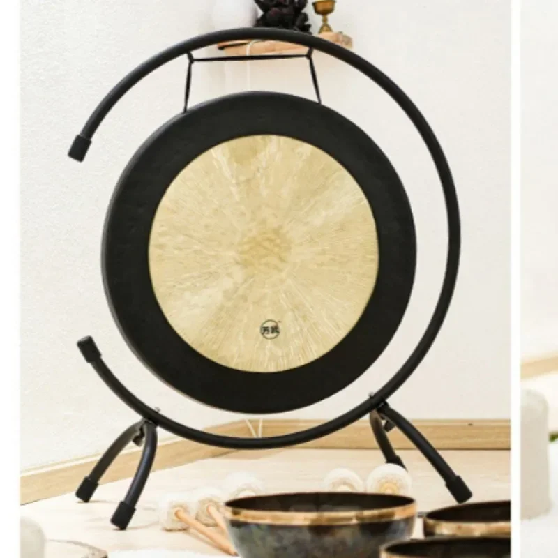 C Shaped Causeway Sound Therapy Gong Accessories Frame Iron Percussion Musical Instruments Iron Baking Paint Gong Cymbal Support