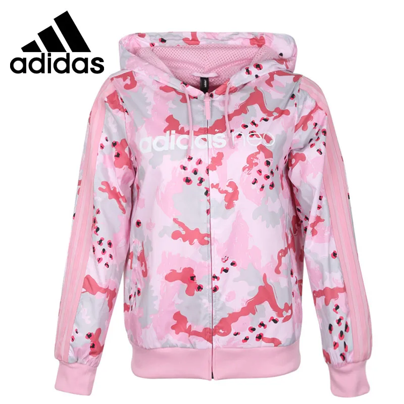 Adidas NEO chaqueta con capucha para mujer, deportiva Original, | -