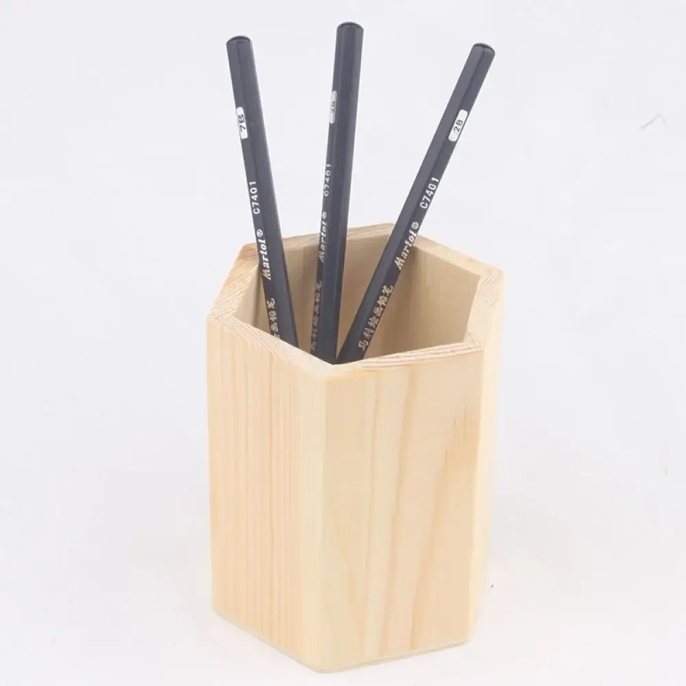 DIY 나무 연필꽂이 펜꽂이 보관 지우개, 종이 클립 펜, 정리함 문구 펜, 연필꽂이 데스크 정리함