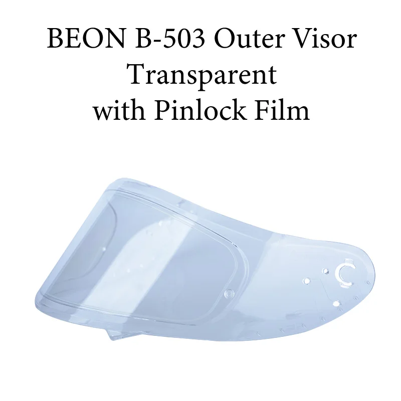 

BEON B-503 helmet outer visor clear/transparent with pinlock