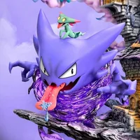 ⁦مجسم عائلة تطور غينغار (بوكيمون) طول 32 سم | Official Bandai Pokémon Gengar Evolution Family 32cm⁩ - الصورة ⁦5⁩