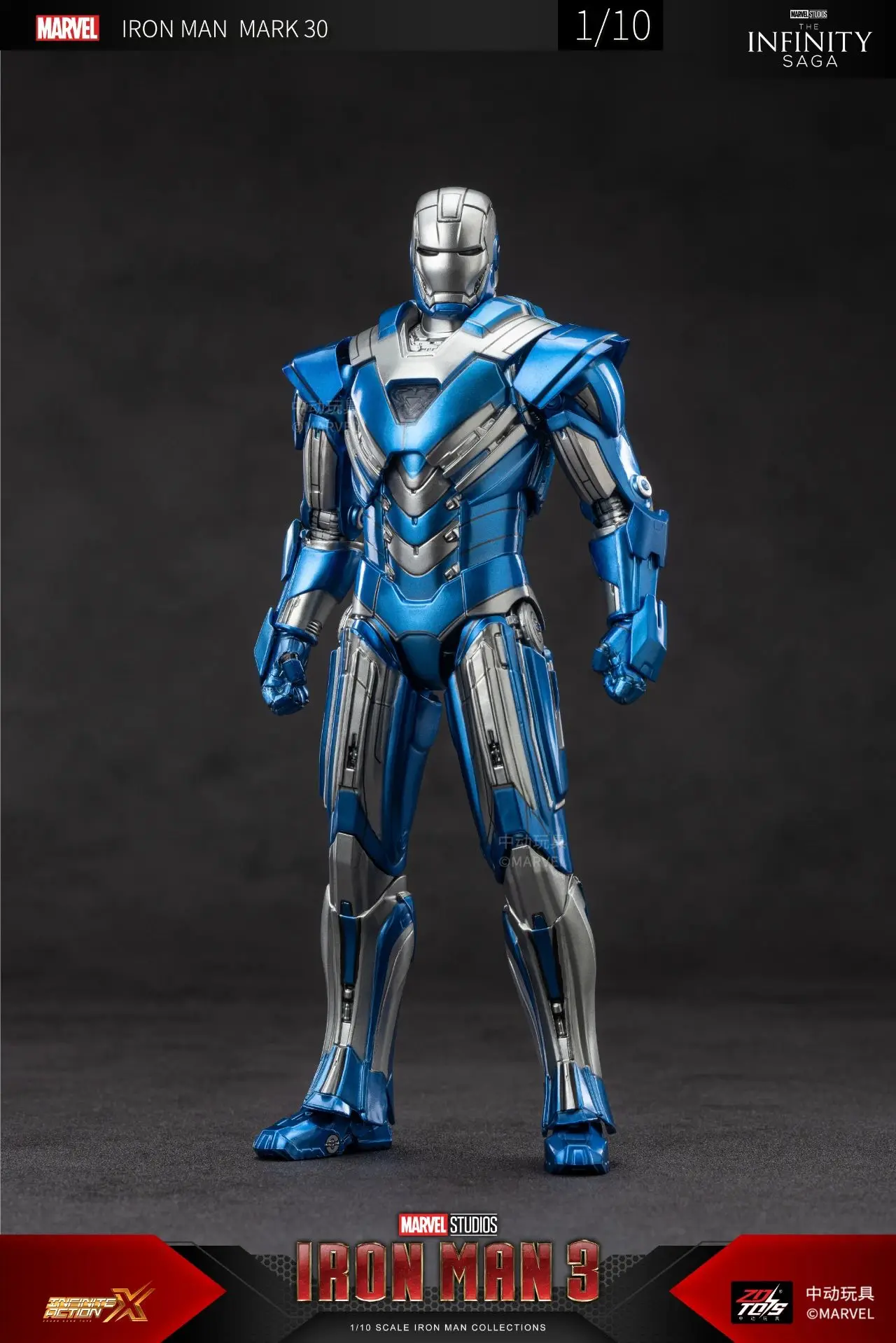 ZD Toys Iron Man Action Figure Joint Movable Bone MK41 MK35 MK3 MK42  Movie Action Figure 7 Inches Mark Collect Gifts